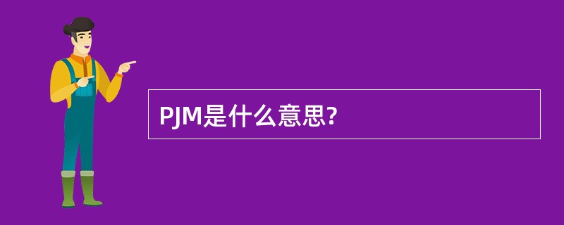 PJM是什么意思?