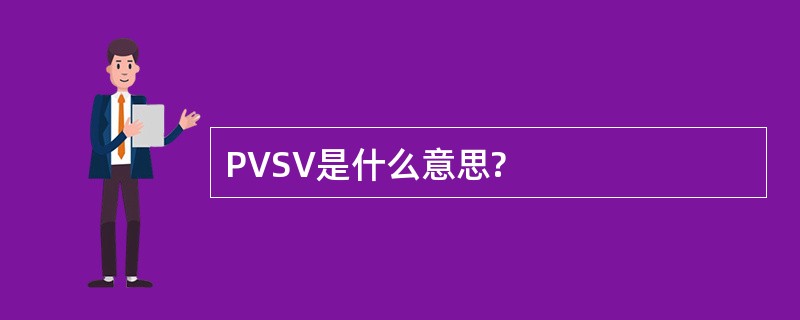 PVSV是什么意思?