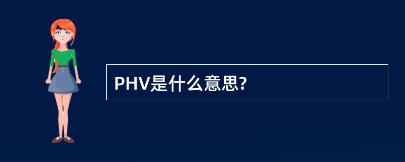 PHV是什么意思?