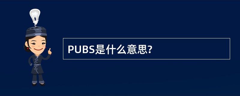 PUBS是什么意思?