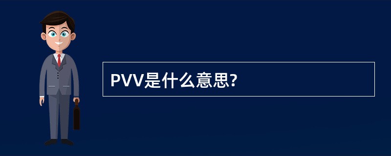 PVV是什么意思?