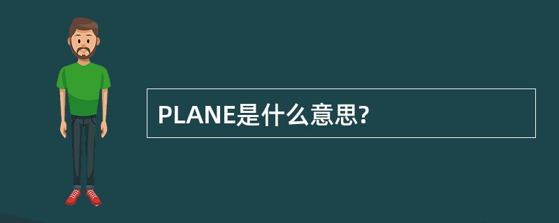 PLANE是什么意思?