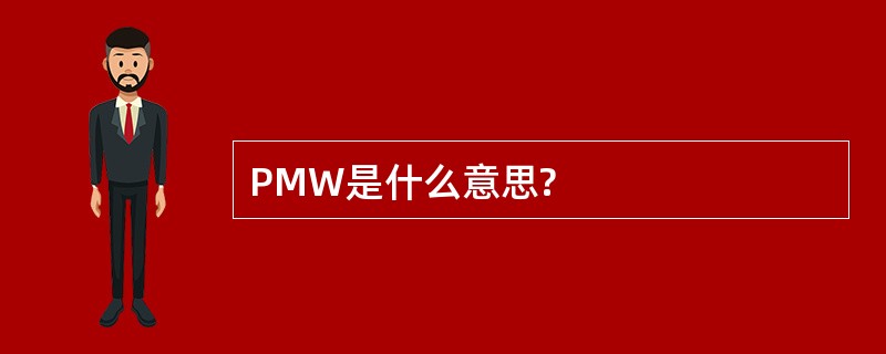 PMW是什么意思?