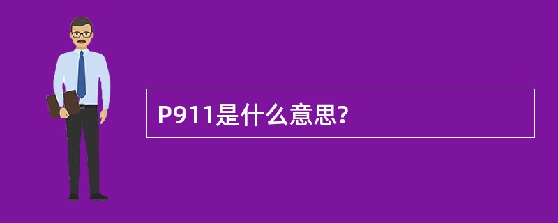 P911是什么意思?