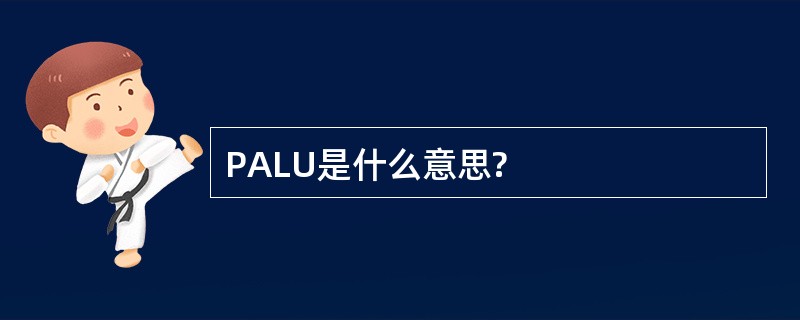 PALU是什么意思?