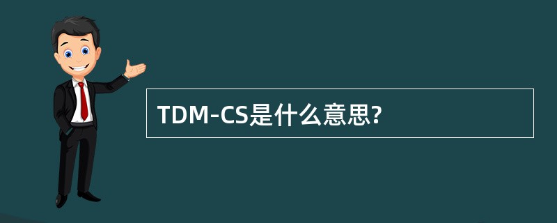 TDM-CS是什么意思?