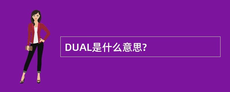 DUAL是什么意思?