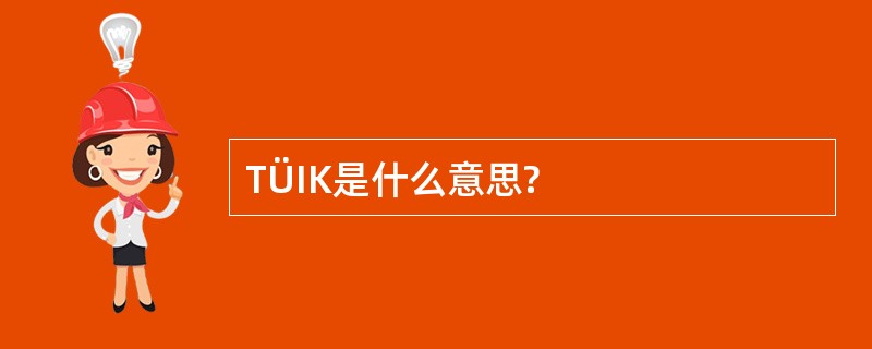 TÜIK是什么意思?