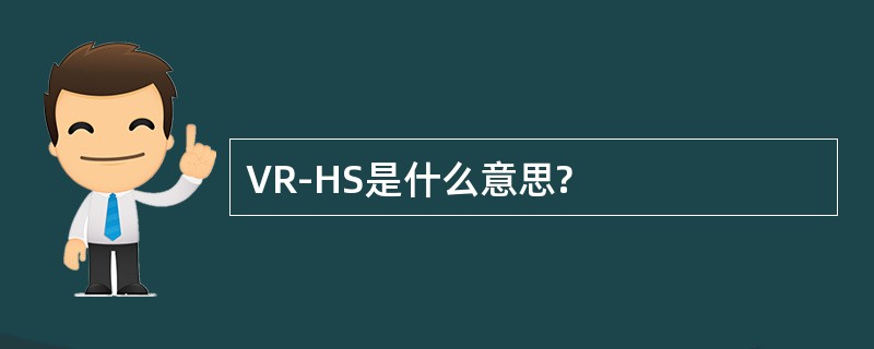 VR-HS是什么意思?