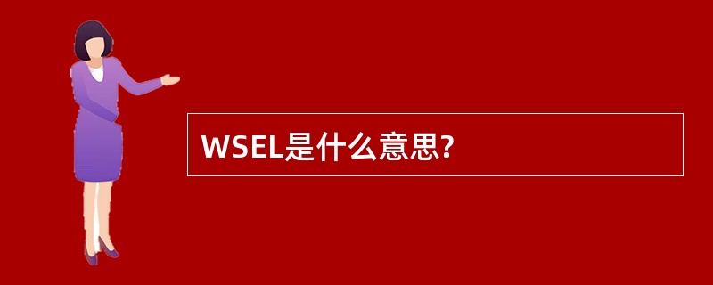 WSEL是什么意思?