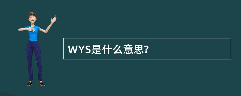 WYS是什么意思?