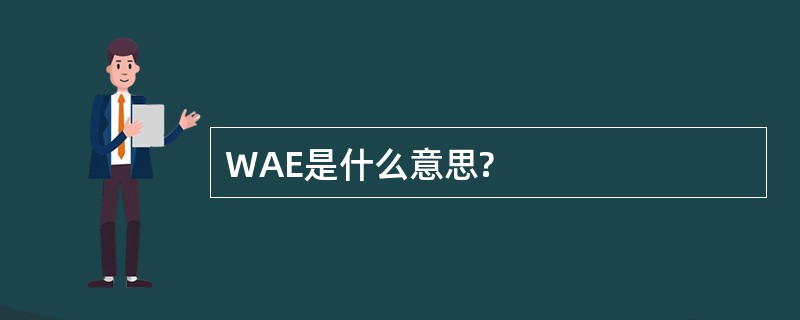 WAE是什么意思?