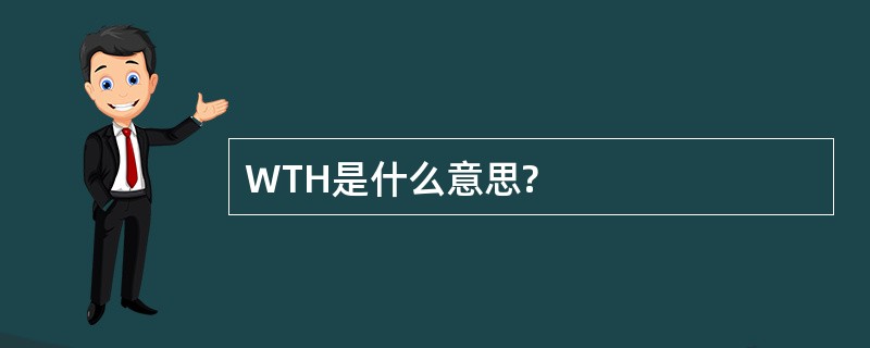 WTH是什么意思?