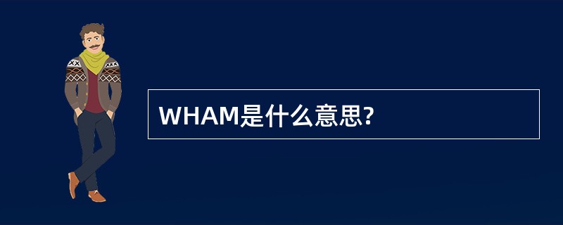 WHAM是什么意思?