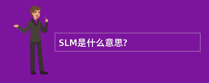 SLM是什么意思?