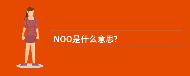 NOO是什么意思?