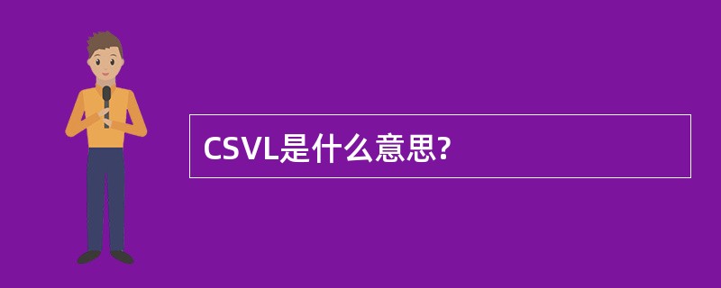 CSVL是什么意思?