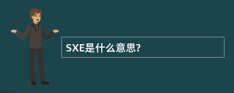 SXE是什么意思?