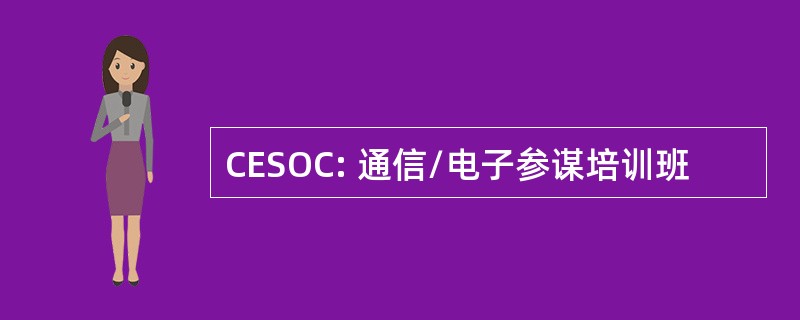 CESOC: 通信/电子参谋培训班