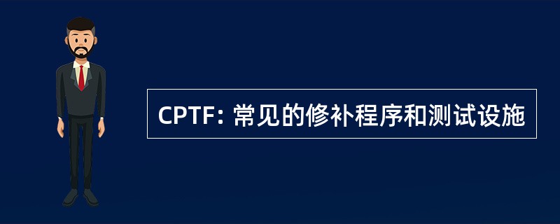 CPTF: 常见的修补程序和测试设施