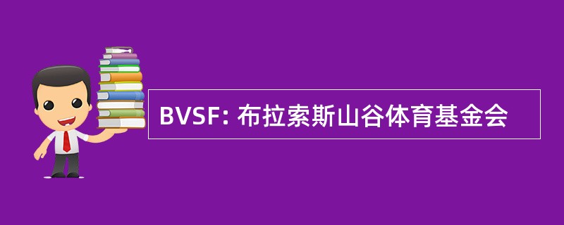 BVSF: 布拉索斯山谷体育基金会