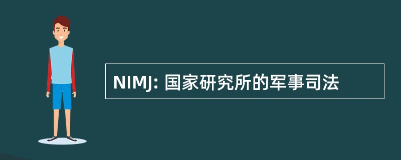 NIMJ: 国家研究所的军事司法