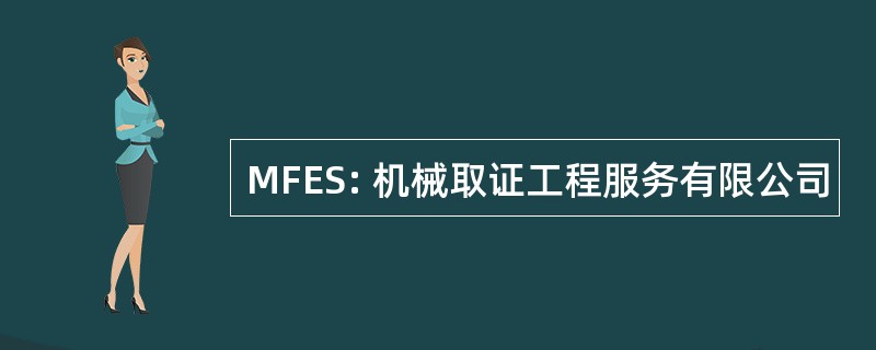 MFES: 机械取证工程服务有限公司