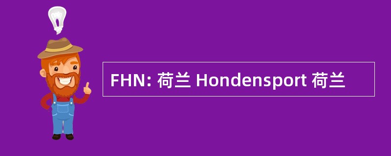 FHN: 荷兰 Hondensport 荷兰