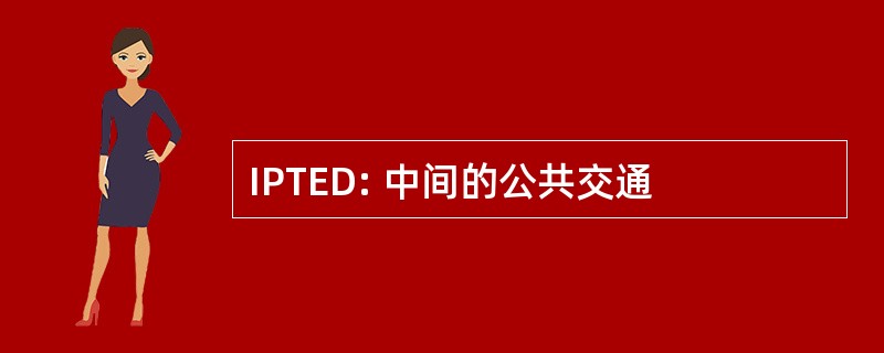 IPTED: 中间的公共交通