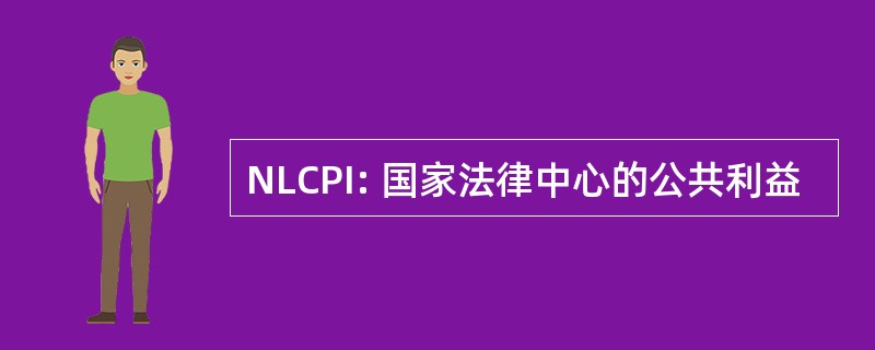 NLCPI: 国家法律中心的公共利益