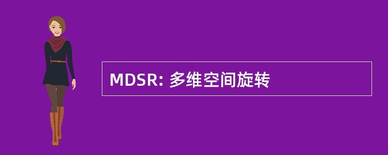 MDSR: 多维空间旋转