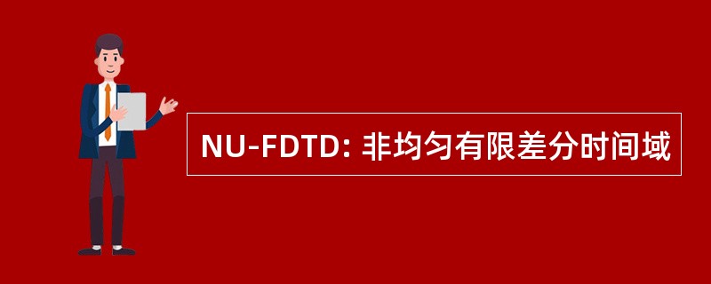 NU-FDTD: 非均匀有限差分时间域