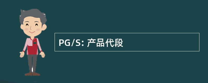 PG/S: 产品代段