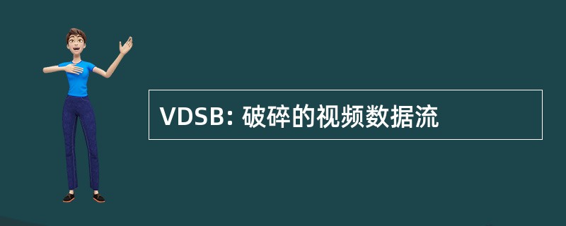 VDSB: 破碎的视频数据流