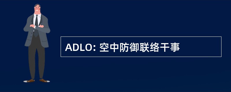 ADLO: 空中防御联络干事