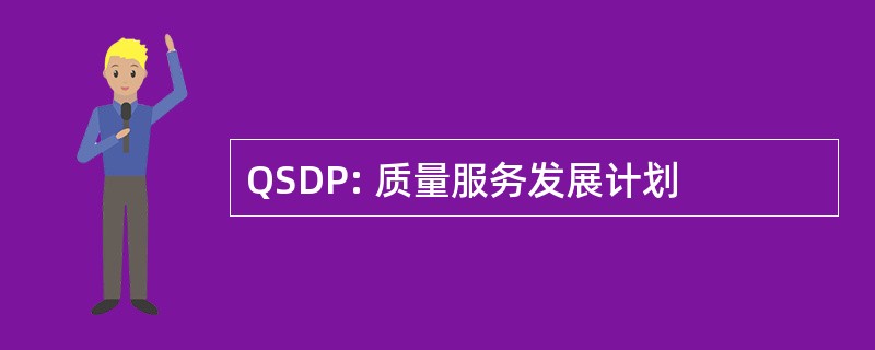 QSDP: 质量服务发展计划