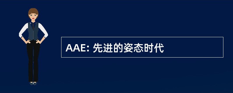 AAE: 先进的姿态时代