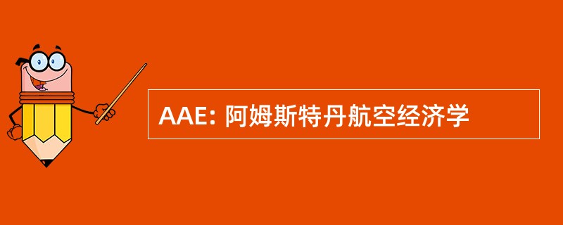 AAE: 阿姆斯特丹航空经济学