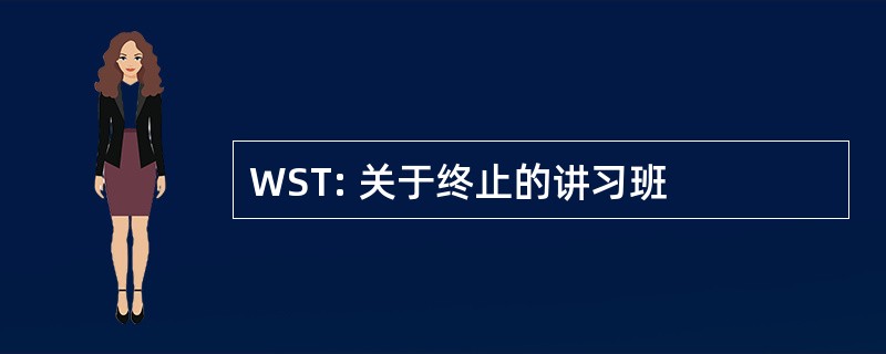 WST: 关于终止的讲习班