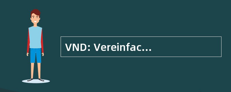 VND: Vereinfachter Nebenbahndienst