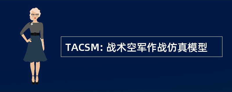 TACSM: 战术空军作战仿真模型