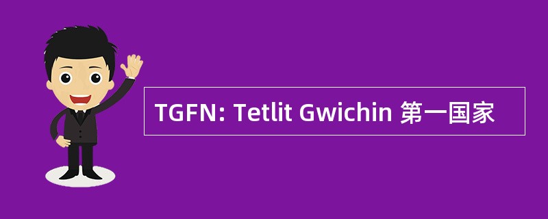 TGFN: Tetlit Gwichin 第一国家