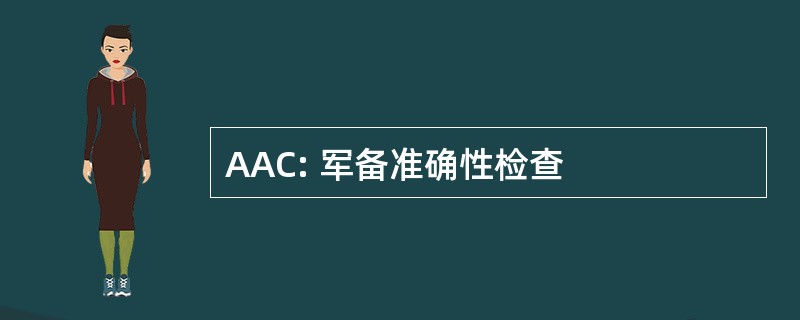 AAC: 军备准确性检查