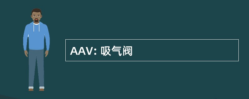 AAV: 吸气阀