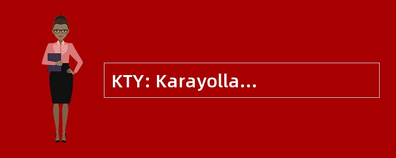 KTY: Karayollari Tasima Yönetmeligi