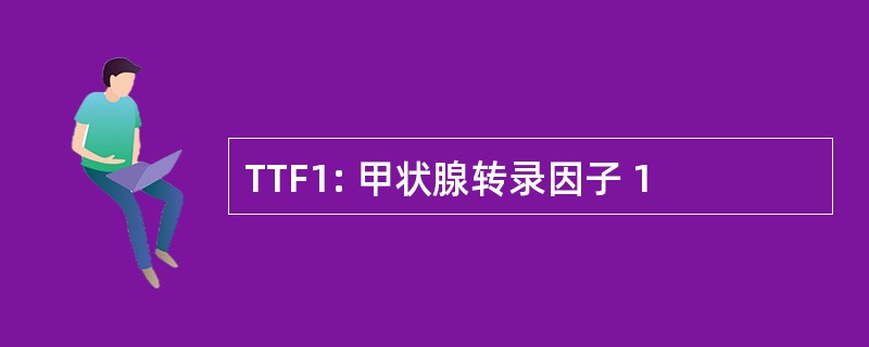 TTF1: 甲状腺转录因子 1