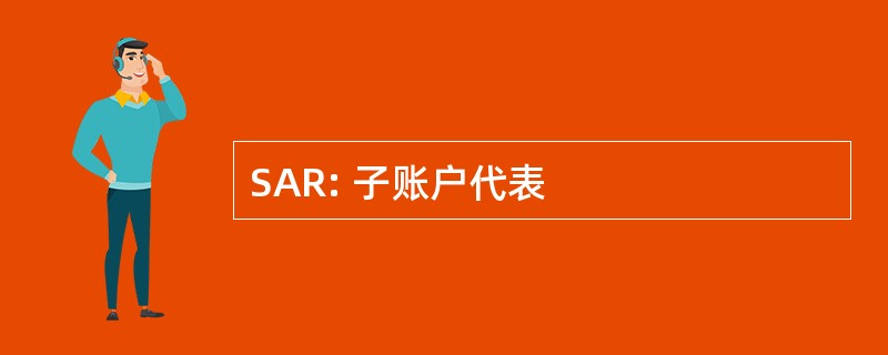 SAR: 子账户代表