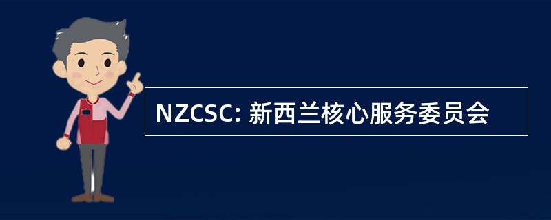 NZCSC: 新西兰核心服务委员会