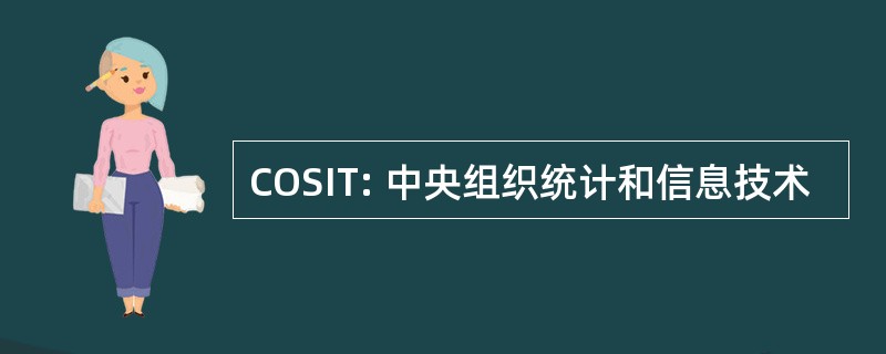 COSIT: 中央组织统计和信息技术