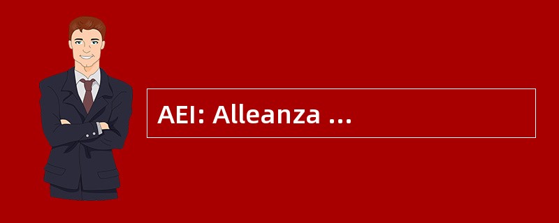 AEI: Alleanza Evangelica 意大利